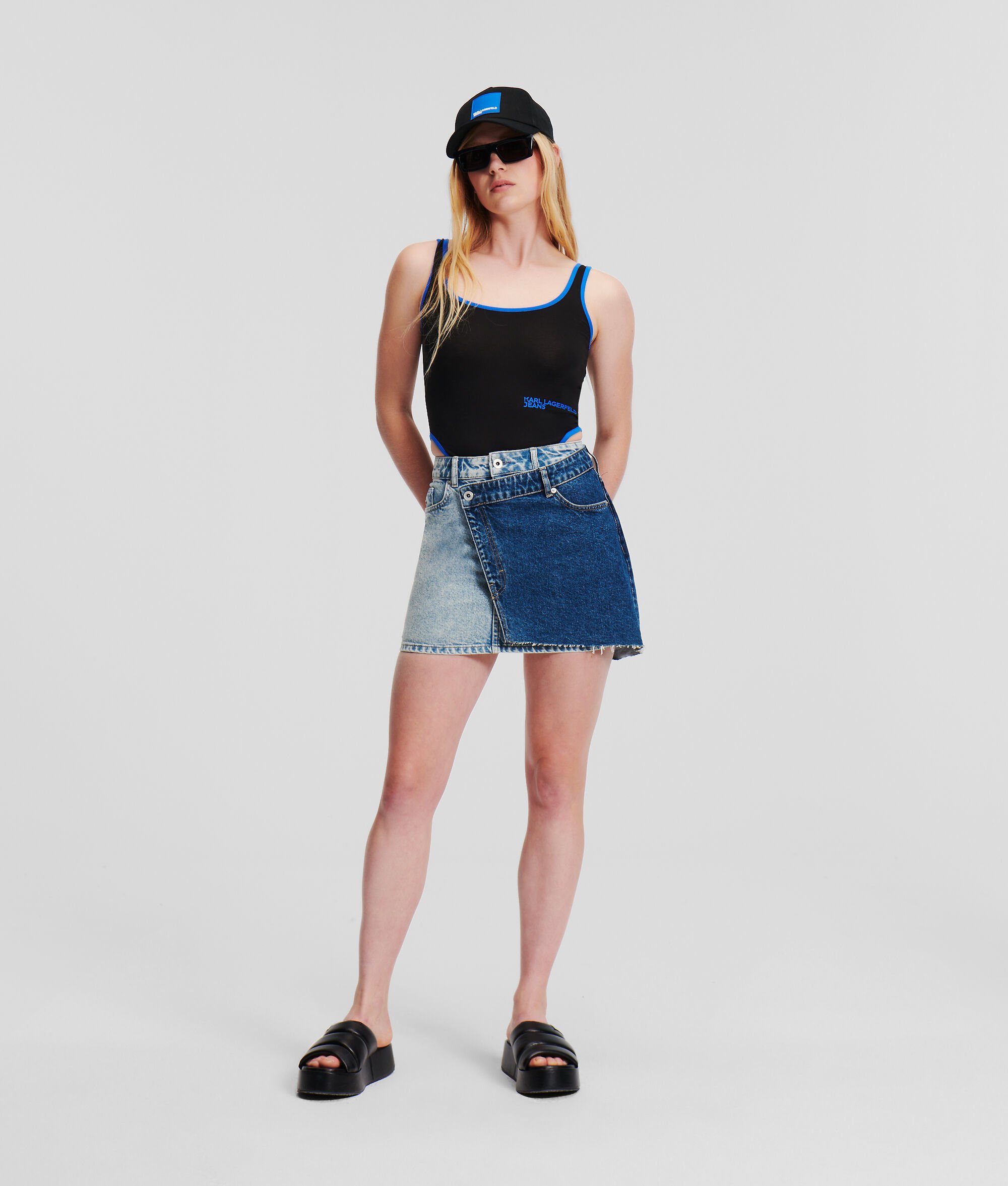 (image for) Stand Out From The Crowd KLJ Double-Layer Mini Skirt